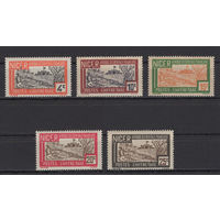 Французский Нигер 1927**  Верблюды, часть серии 5 марок