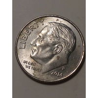 10 центов  США 2014 P  год