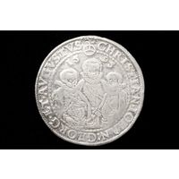 Талер 1595 г. Саксония (Германия), Кристиан II, Иоган Георг I и Август. С подвеса