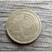 Werty71 Марокко 20 сантимов 2002