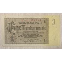 Банкнота 1 марка 1937 год. Веймарская республика. С рубля без МЦ.