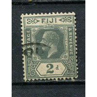 Британские колонии - Фиджи - 1922/1927 - Король Георг V 2P - [Mi.76] - 1 марка. Гашеная.  (Лот 22HE)-T41P1