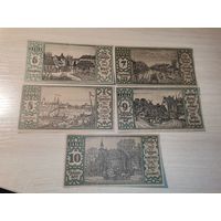 Нотгельды номиналом 50 пфениннгов , 1921 года, город Берлин, Германия.