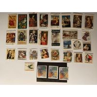 США   30   марок-Рождество