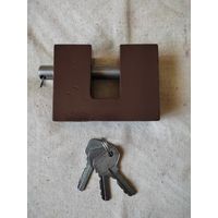 Замок навесной, 3 ключа, реставрация. См. описание.