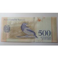 Венесуэла, 500 боливаров 2018 г. Серия G. UNC.