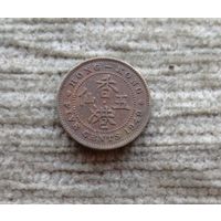 Werty71 Гонконг 5 центов 1949 Георг 6 Редкий номинал