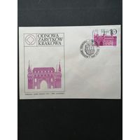 Польша 1987 КПД с маркой "Реставрация памятников архитектуры Кракова" (спецгашение) Mi.3103 каталог 0.50 евро