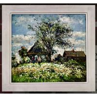 Каталожный Исаенок Н.И. "Хутар",2008г. 46х50 см без учета рамы. Каталожная.