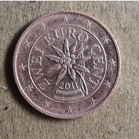 Австрия 2 евроцента, 2011 г., KM# 3083