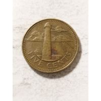 Барбадос 5 центов 2004