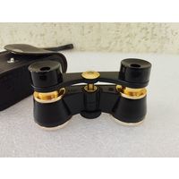 Бинокль театральный Чёрный в футляре. СССР