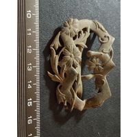 Пряжка старинная, комплектная ( цветной металл)