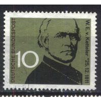 ГЕРМАНИЯ, ФРГ - 1961 [Mi. 374]  Гашеная (DE04)