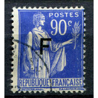 Франция - 1939г. - porto, бесплатная почтовая отправка - 1 марка - полная серия, гашёная [Mi 1]. #2-Fr-39-A-1