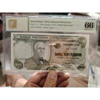 Порт. Мозамбик 1000 эскудо 1972 Unc 66
