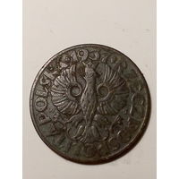 5 грошей Польша 1937 год.