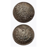Сувенирная монета 1 доллар 1900 Пиратка