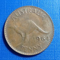 Австралия 1 пенни 1964 год королева Елизавета
