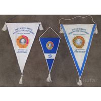 Вымпелы общества ''Динамо''.