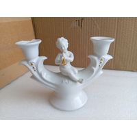 Фарфоровый подсвечник