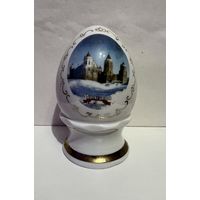 АУКЦИОН не с рубля без МПЦ. Яйцо. Редкое! МИРСКИЙ ЗАМОК . БЕЛАРУСЬ. Фарфоровая статуэтка с позолотой.   ДФЗ