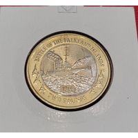 Фолкленды 2 фунта 2014 Битва за Фолкленды 1914-2014