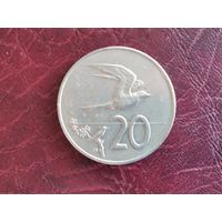 20 центов Острова Кука 1974 г.