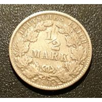 1/2 марки 1905 J Германия