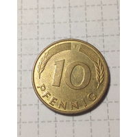 10 пфенниги ГДР  1996 F год