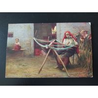 Прядильщица. 1913 г.
