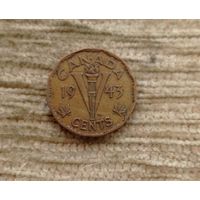 Werty71 Канада 5 центов 1943 Георг 5