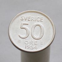 Швеция 50 эре 1954 В