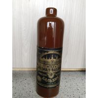 Бутылка керамика рижский бальзам СССР, 80-ые годы. 0,3 л.