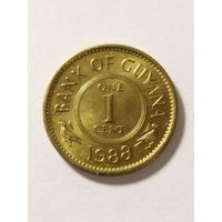 Гайана 1 цент 1988