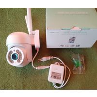 Видеорегистратор 4MP IP камера видеонаблюденя WiFi датчик движения микрофон динамик