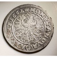 3 крейцера Силезия 1662