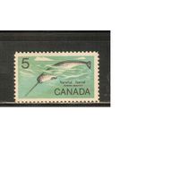 Канада-1968(Мих.421) , **   ,    Морская Фауна ,(одиночка)