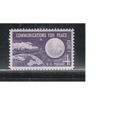 США-1960, (Мих.803),  *  ,  Радиоволны  (одиночка)