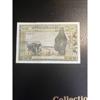 Западная  Африка Сенегал 500 франков редкая 1959-1965  р3 VF++