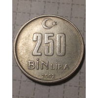 250 000 лир Турция 2002 год