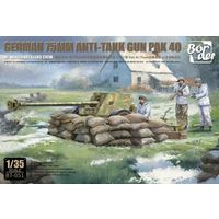 Сборная модель противотанковой пушки Pak. 40