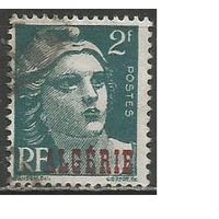 Алжир(французский). Марианна. Надпечатка. 1945г. Mi#235.