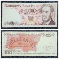 100 злотых Польша 1986 г.
