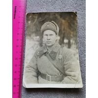 Старое фото. Командир Красной Армии 1941г