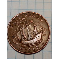 1.2 пенни Великобритания 1942 год.