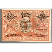 Нодгельд 50 пфеннигов 1919 год. Оберхоф. Веймарская республика