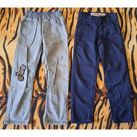 Брючки на мальчика 5-6лет (р.104-116), 2шт