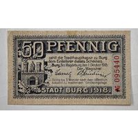 1918 год 50 пфеннигов  Германия