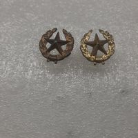 Эмблемы общевойсковые ВС СССР обр. 1958 г., биметалл, магнитные, новые!